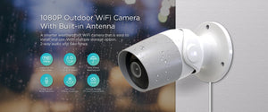 Smart Home Camera WiFi - 2MP Outdoor & Geo Fencing