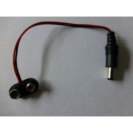 9V PP3 Battery Clip with 2.1mm Connection
