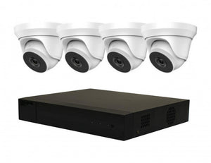 4 Camera IP HiLook by Hikvision COMBO: 8ch NVR & 4 x HiLook Dome Cameras